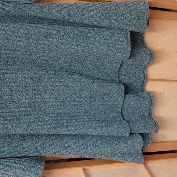 Sonoma green and white sweater blouse size 1X - Picture 4 of 8